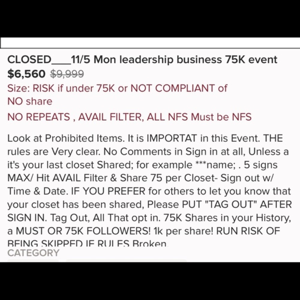 CLOSED__________WED 4/10 LEADERSHIP 75K HISTORY - Picture 4 of 7